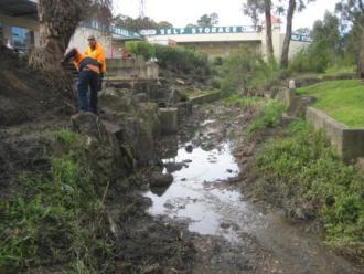the waterway being cleared, and the site being smartened up