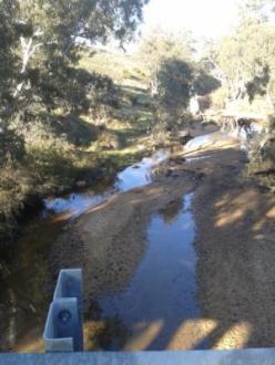 Photo looking upstream