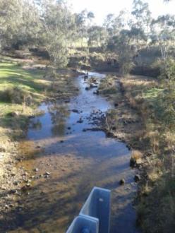 Photo looking downstream