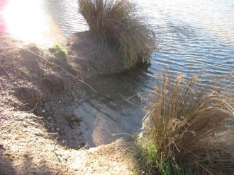 recent erosion