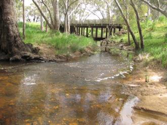 photo taken looking downstream