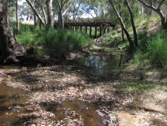 photo taken looking downstream