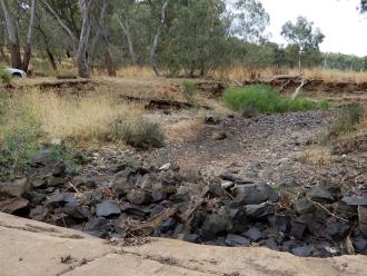 photo taken looking downstream