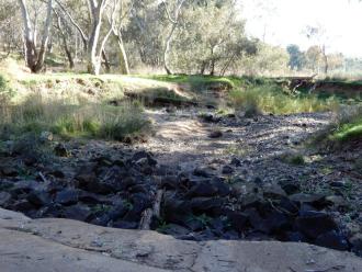 photo taken looking downstream