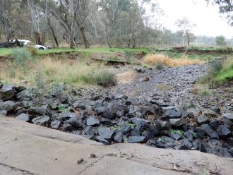 photo taken looking downstream