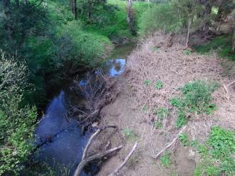 View south from bridge