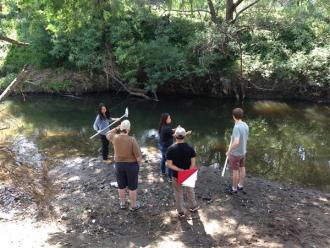 Creek side - new recruits