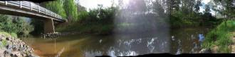 Looking across stream