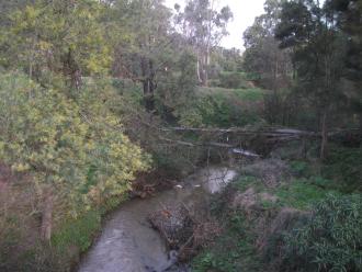 View south from bridge