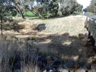 looking across stream