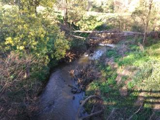 View south from bridge