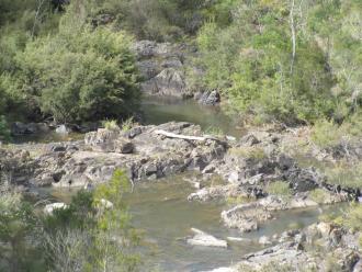 River image approximately 3 kilometres upstream of the pump station