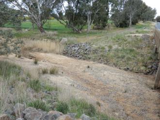 looking across stream