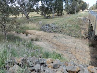 looking across stream