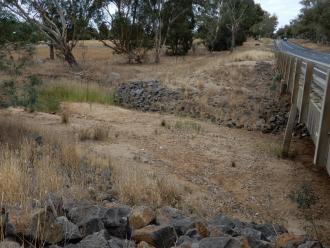 looking across stream