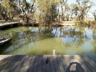 Canoe launch, Kings Billabong, Mildura