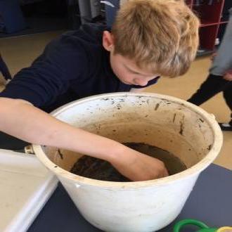 checking water temperature