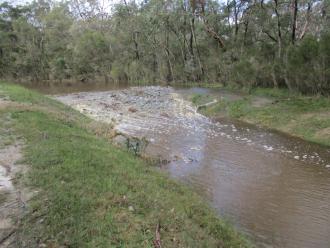 flooding over diversion