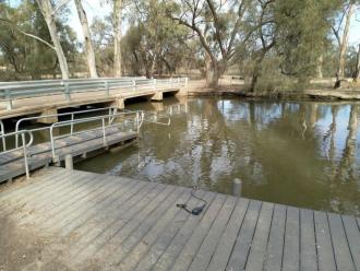 Kings Billabong Canoe Launching platform Near Bridge