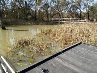 Canoe Ramp, near Regulator, Kings Billabong, Mildura