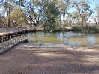 Access Bridge, Kings Billabong, Murray River, Mildura