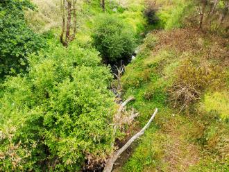 View south from bridge