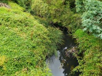 View form bridge looking north