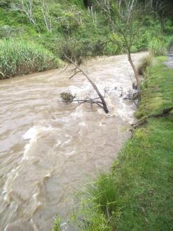 River flow above Big 4 Camping Ground