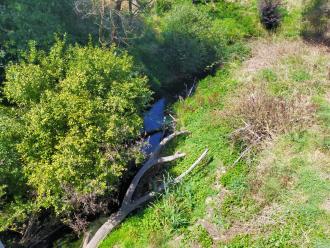 View from bridge looking south