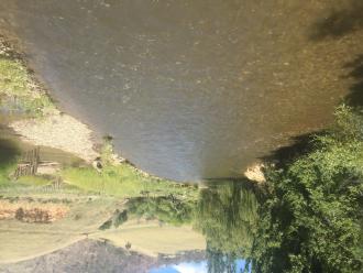 Up stream of nankervis bridge on bridge