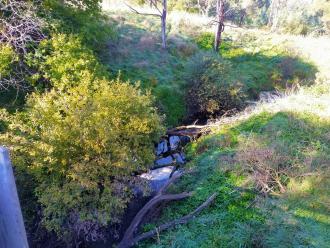 View from bridge looking south