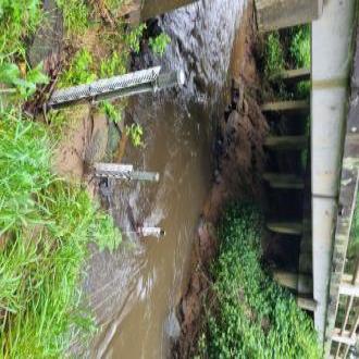 river flowing fast