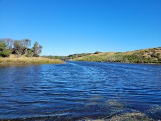 Photo taken from sampling point