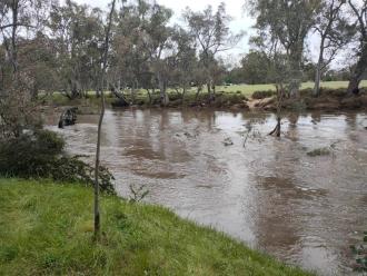 Photo taken at site where water is tested