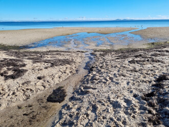 View North across the bay.