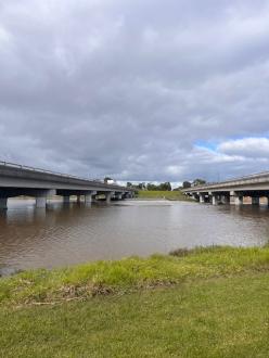 Weir is almost full