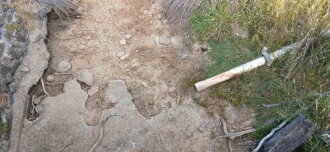 Upstream side of bridge