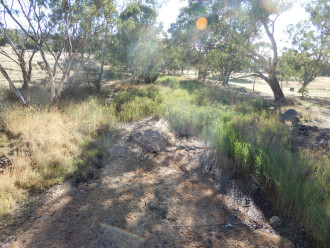 taken on 4-03-2026 looking upstream
