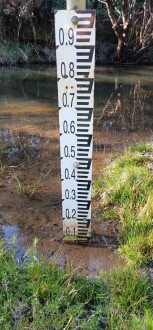 River depth indicator