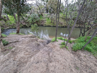 Taken from bank above measuring station