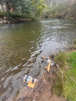 Remnants of possible raft project from upstream